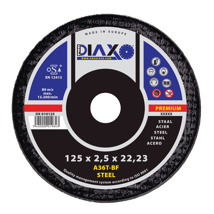 DIAX DISQUE ABRASIF ACIER 125 X 2.5 MM